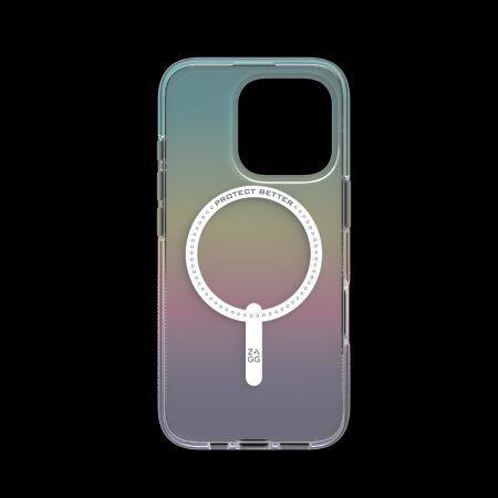 Immagine prodotto Zagg Milan Snap MagSafe Custodia per iPhone 16 Pro - Iridescente (Apple iPhone 16 Pro)