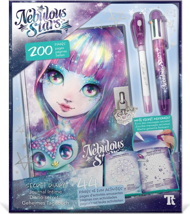Tween Team Journal secret (A5, À rayures, Couverture rigide)