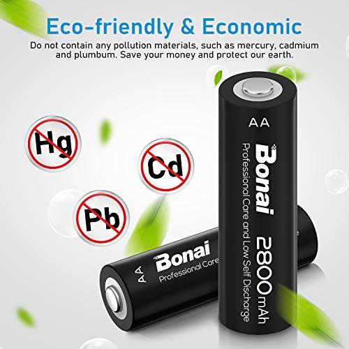 Immagine prodotto Bonai Batterie ricaricabili (24 pz., AA, 2800 mAh)