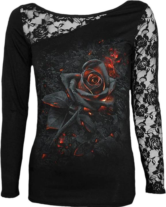 Immagine prodotto Spiral Top Rosa Bruciata Manica Lunga Donna (L)