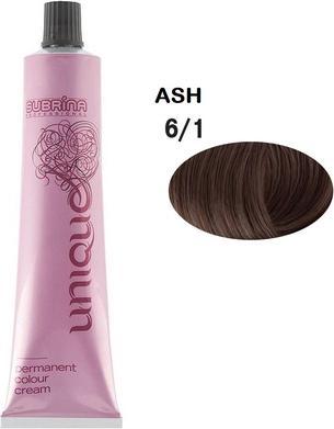 Actual product image Subrina Professional Unique Permanent Hair Dye 61 Dark Blonde Ash - 100 Ml