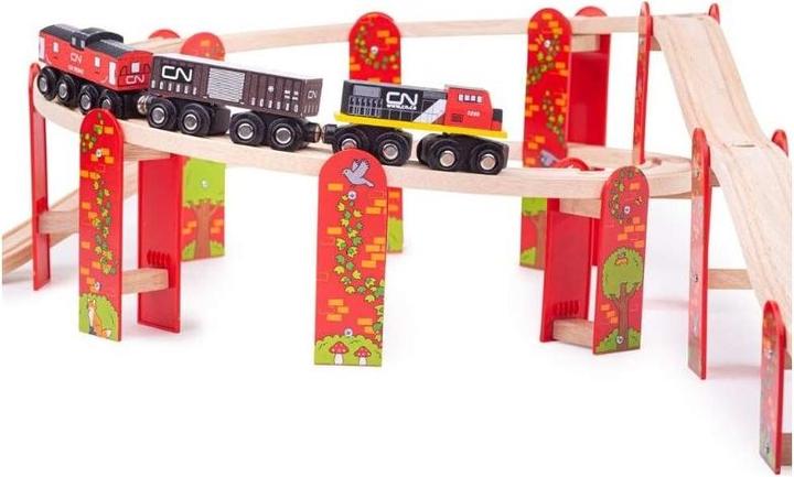 Actual product image Bigjigs Wooden Track Viaduct Extension Set