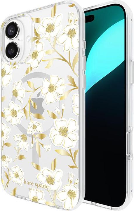 Kate Spade Case for iPhone 16 Plus floral pattern (Apple iPhone 16 Plus)