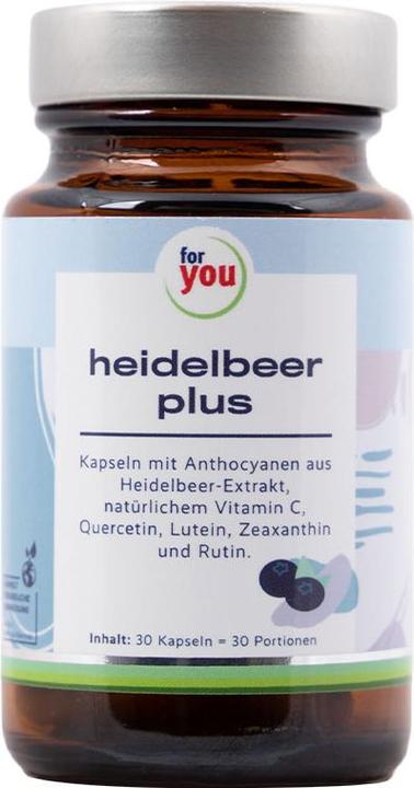 Image du produit For You myrtille plus (30 pièce(s), Capsules)