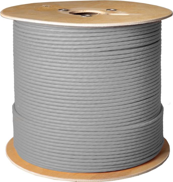 Image du produit Shiverpeaks ®-BASIC-S--Câble de pose, cat 5e, F/UTP, conducteur interne rigide, 500m (F/UTP, CAT5e, 500 m)