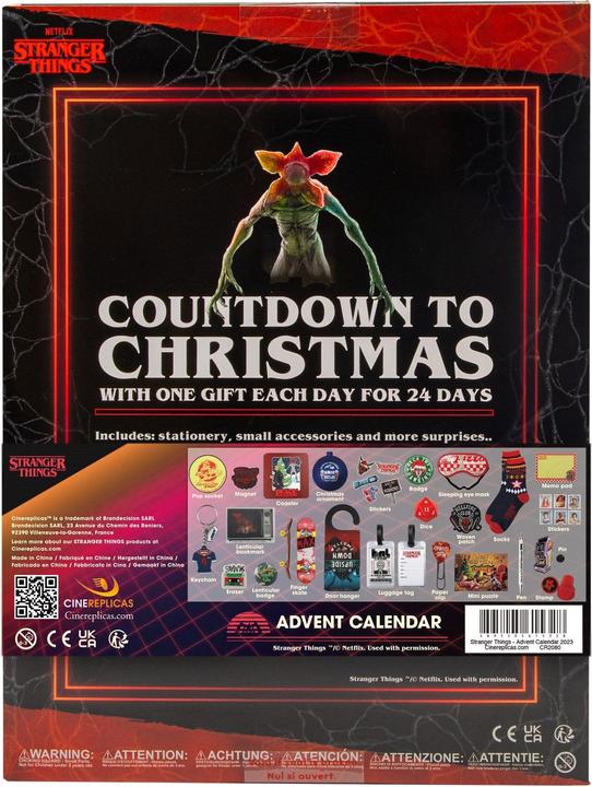 Immagine prodotto Cinereplicas Stranger Things - Calendario dell'Avvento