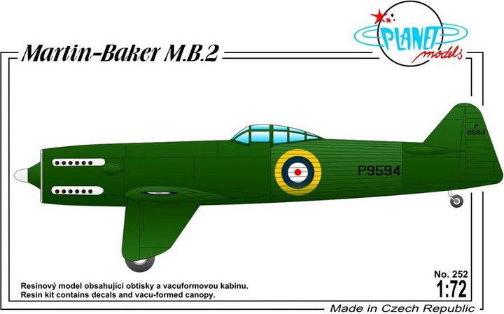Image du produit Planet Models Martin-baker MB-2 British Fighter Protot