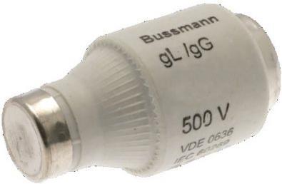 Bussmann FUSE-D2 6A T GL/GG 500VAC E27 (Microfusibile, 6 A, Pigro)