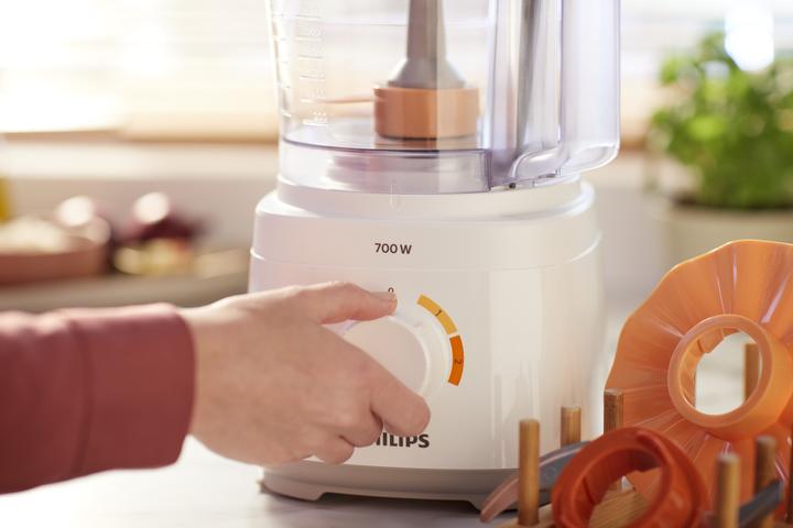 Produktbild Philips Daily Collection HR7310/10 Küchenmaschine 700 W 2 1 l Schwarz (700 W)