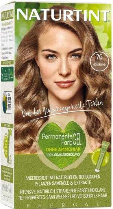 Image du produit Naturtint Gel colorant capillaire permanent 7G blond doré sans ammoniaque (7G blond doré)