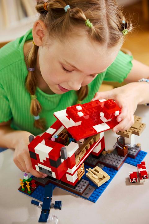 Immagine prodotto LEGO Das Pilzkuh-Haus (21270, LEGO Minecraft)