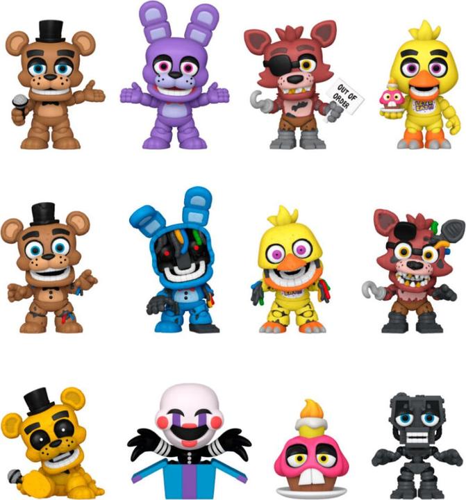 Produktbild Funko Five Night's at Freddy Mystery Minis Minifiguren FNAF (10y Anniversary) 5 cm Display (12)