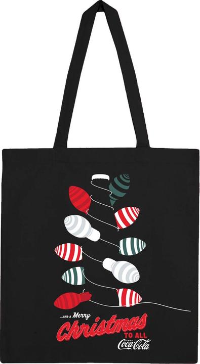 Coca Cola Tragetasche Flasche weihnachtliches Design