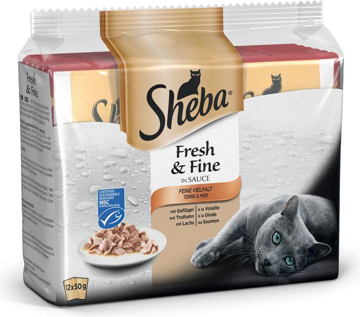 Actual product image Sheba Fresh & Fine Sauce (Senior, 15 pcs., 750 g)