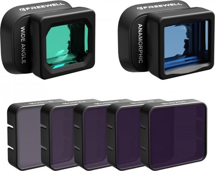 Actual product image Freewell Wide Angle & Anamorphic Lens Kit (Drone filters, DJI Mini 4 Pro)