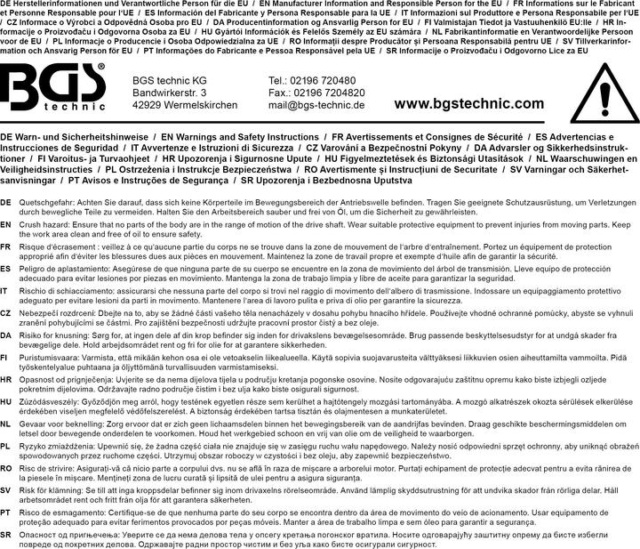 Image du produit BGS Jeu de tire-cardans 7 pièces