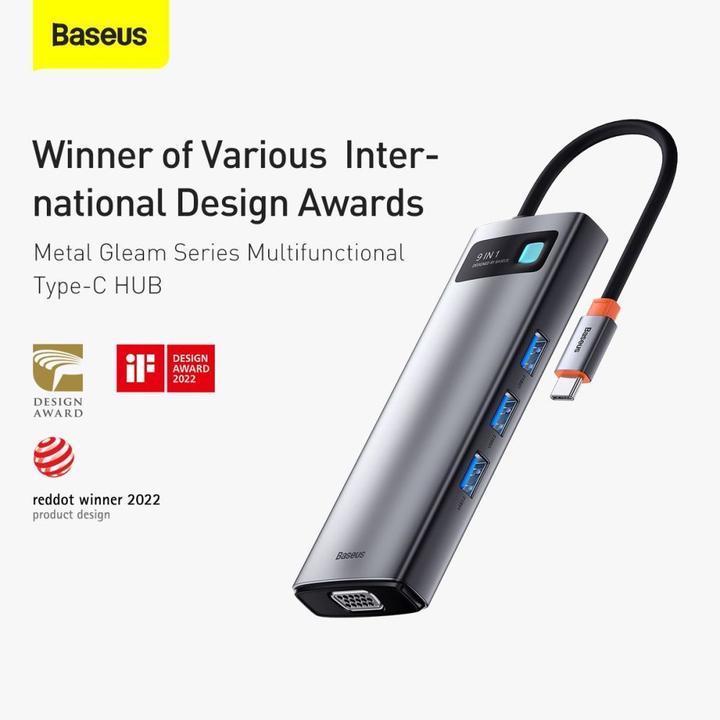 Produktbild Baseus CAHUB-CU0G (USB-C, 3 Ports)