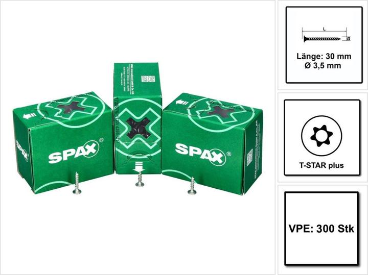 Image du produit Spax Vis pour dos d'armoire (300 Vis par pièce)