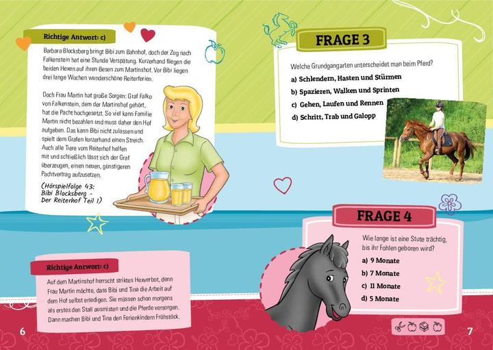 Image du produit Bibi & Tina - Das Quiz für Fans (Allemand, Svenja Dieken, Éditions Schwager & Steinlein, 2022)