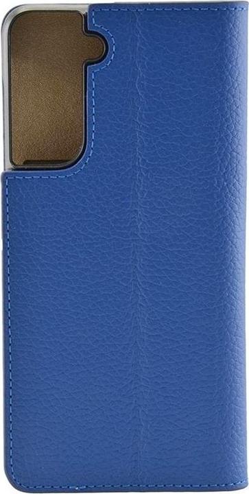 Image du produit Mike Galeli Couverture du livre en cuir véritable Marc true blue (Samsung Galaxy S21+)