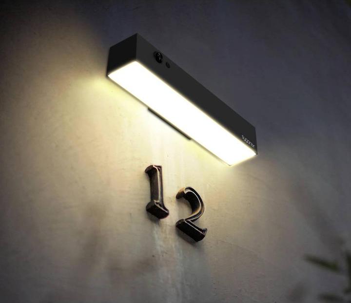 Image du produit Sygonix SY-5801968 Applique murale solaire d'extérieur Blanc neutre Gris anthracite (1000 lm, IP54)