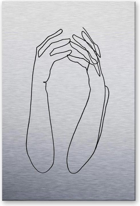 Immagine prodotto Trenddeko Effetto Argento - Disperato (75 x 120 cm)