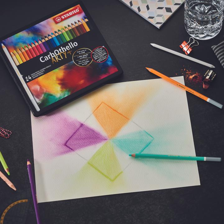 Image du produit STABILO CarbOthello crayon pastel (Multicolore, 24 x)