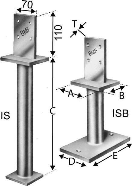 Produktbild Simpson Sst Stützenfuss (Stützenfuss, 1 Stk.)