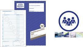 Actual product image Avery Recording of working time / proof of hours (40 x)