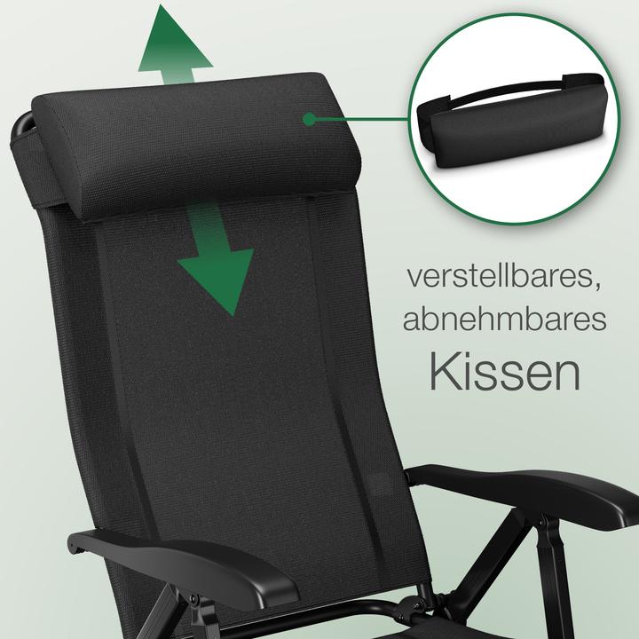 Image du produit Aktivshop Chaise pliante active Camping avec repose-jambes