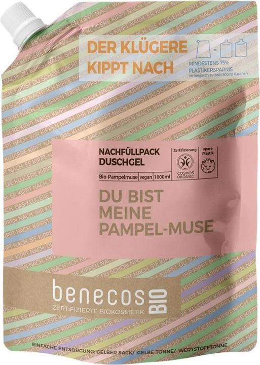 Benecos Du bist meine Pampel-Muse Duschgel Pampelmuse Nachfüllpack Bio (1000 ml)