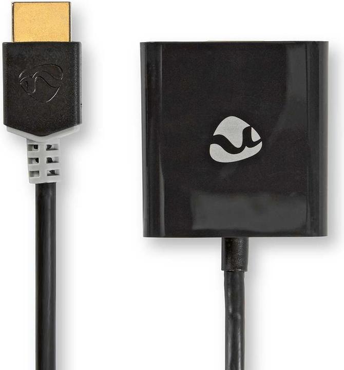 Immagine prodotto Nedis CCBW34900AT02 - Adattatore per cavo video (0,2 m, VGA (D-Sub), HDMI tipo A (standard), femmina (0.20 m, HDMI)