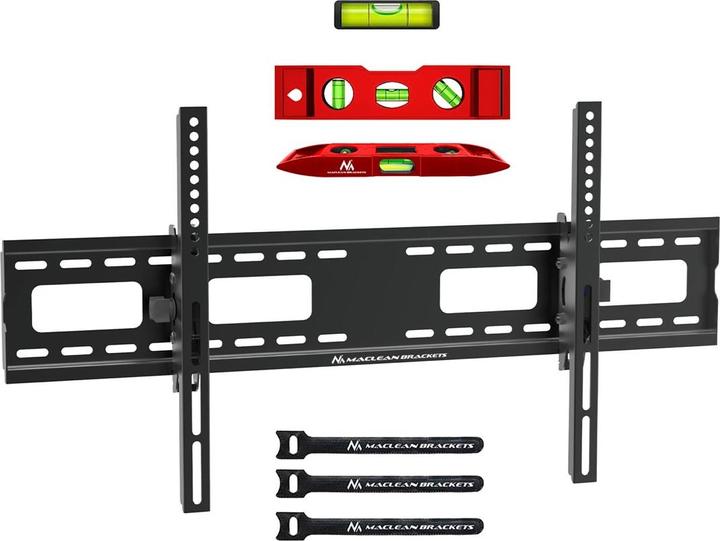 Immagine prodotto Maclean Supporto TV max VESA 800x400 43-100 120kg Regolazione dell'inclinazione +15°-15° MC-422 (Muro, 100", 120 kg)
