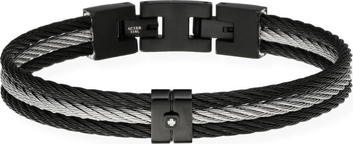 Image du produit Carat Men's Classic Diamond (9 cm, Acier inoxydable)