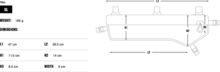 Productafbeelding Apidura Expeditie Frame Pack (5L TALL) (5 l, Frametas)