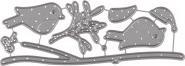 Actual product image Rayher Cutting template winter birds, 8 pieces