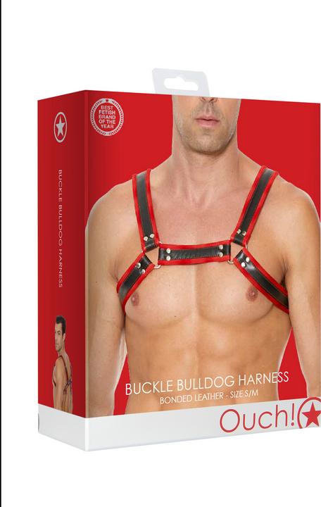 Actual product image Ouch! Buckle Bulldog Harness - S/M (S/M)