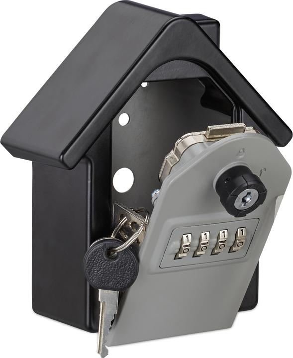Actual product image Relaxdays Keybox House, Combination Lock Safe