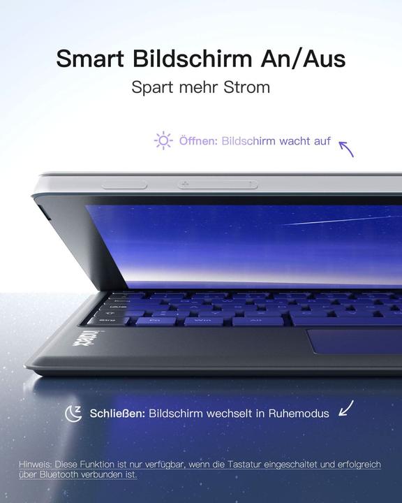 Image du produit Inateck Keyboard Surface 02027 gray (KB02027 gray) (DE, Filaire)