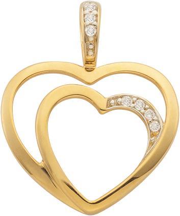 Bijou Classic Anhänger Herz (Gold)