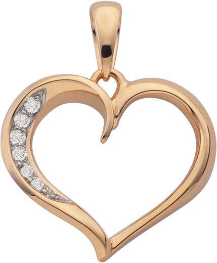 Bijou Classic Anhänger Herz (Gold)