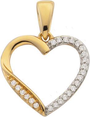 Bijou Classic Anhänger Herz (Gold)