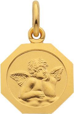 Produktbild Caroussel Anhänger Schutzengel 10 mm (Gold)
