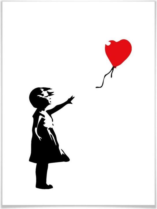 Produktbild Trenddeko Poster Banksy (7.5 x 7.5 x 97.5 cm)