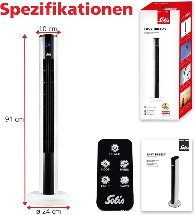Actual product image Solis Easy Breezy 757 (58.50 dB)