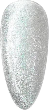 Produktbild Canni Gellack Cat Eyes Aurora Silber Glitzer / JG01 UV/LED (Silber Glitzer, Gel-Effekt Nagellack)