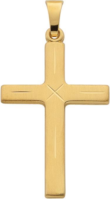 Bijou Classic Anhänger Kreuz (Gold)