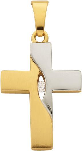 Bijou Classic Anhänger Kreuz (Gold)