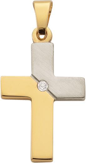 Bijou Classic Anhänger Kreuz (Gold)