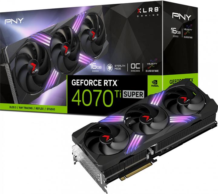 Actual product image PNY GeForce RTX 4070 Ti SUPER XLR8 VERTO EPIC-X (16 GB)